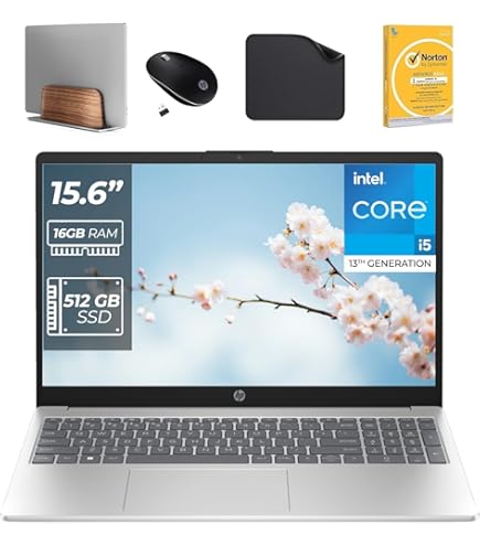 HP 14 inch Laptop – FHD Display, Webcam, Wi-Fi – 13th Generation